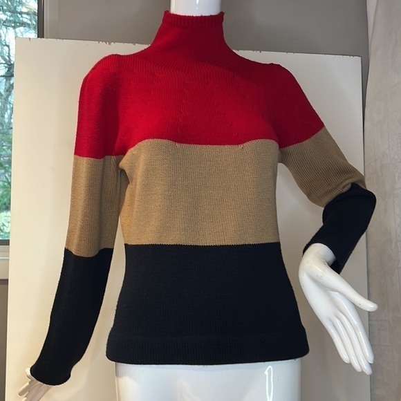 Les Copains Blue Sz 48 IT (8-10) Soft Lana Wool Sweater - Picture 1 of 9